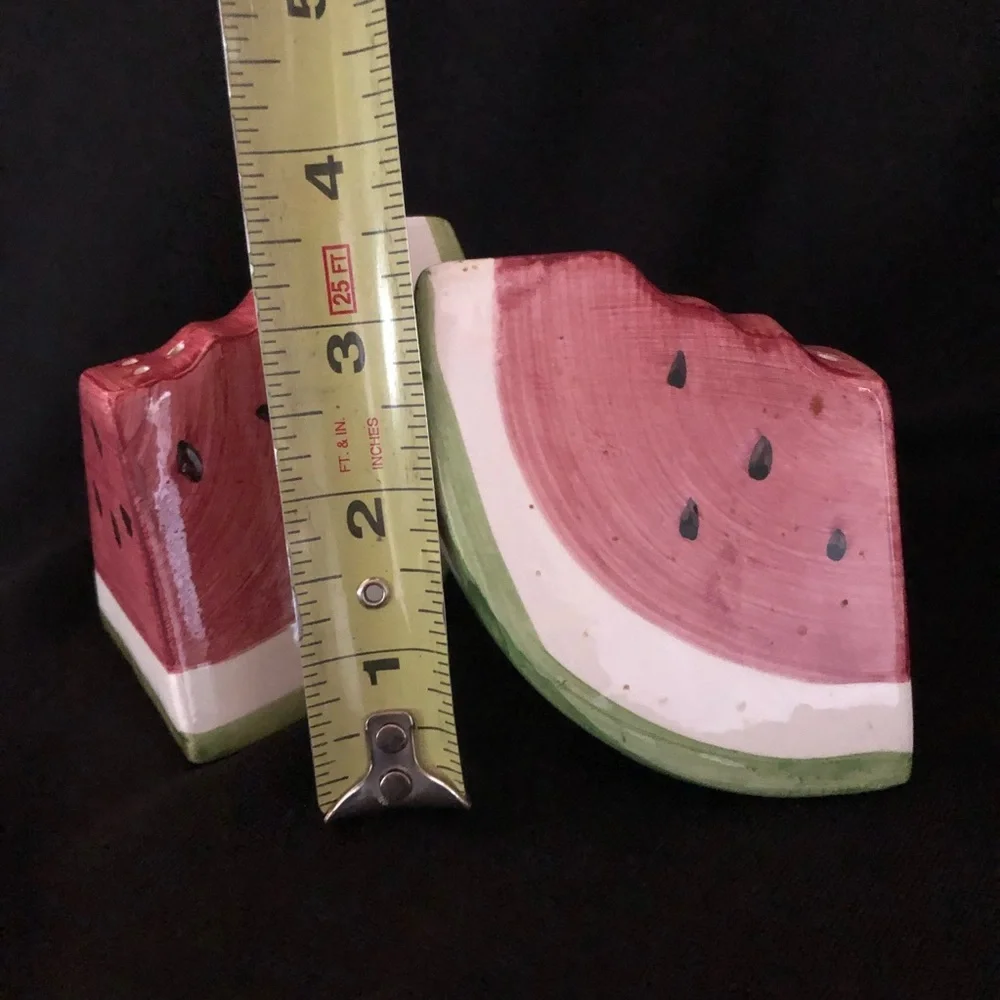Watermelon Slices Ceramic Salt & Pepper Shakers - Picture 6 of 8